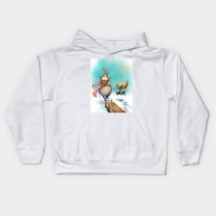 Fun in the snow Kids Hoodie